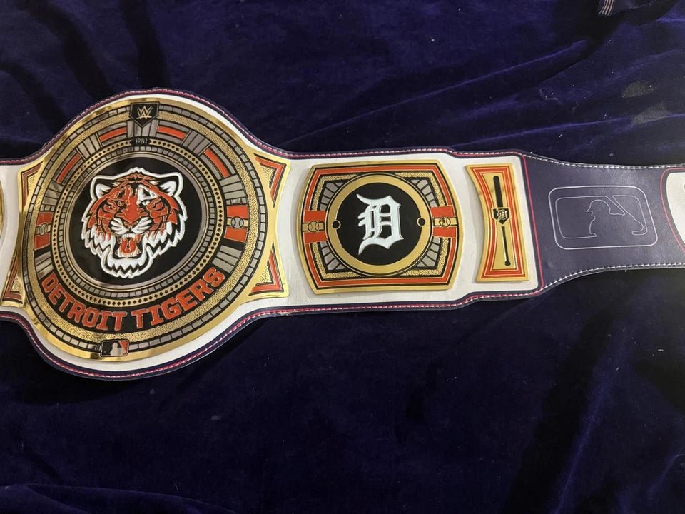 s-l960-2026-05-08T160357.005 Detroit Tigers MLB Championship Title Belt Adult Size Raplica 2MM Brass - Image 3