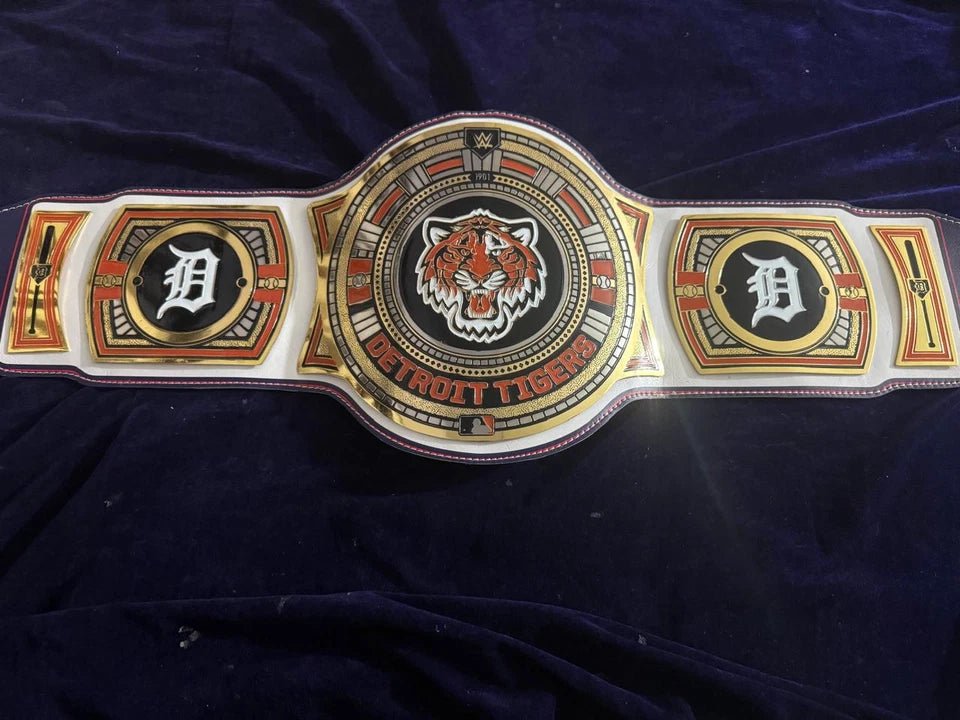 s-l960-2026-05-08T160401.393 Detroit Tigers MLB Championship Title Belt Adult Size Raplica 2MM Brass - Image 4