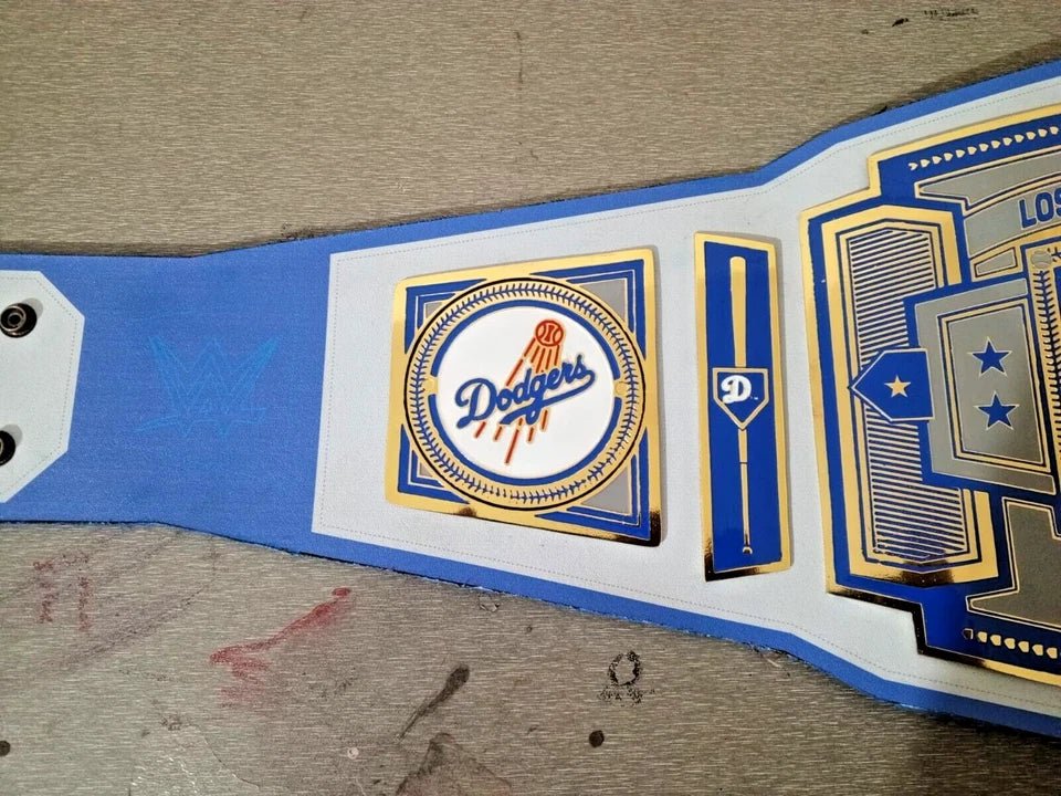 s-l960-2026-05-08T162954.480 Los Angeles Dodgers Baseball Championship Title Belt 2MM - Image 6