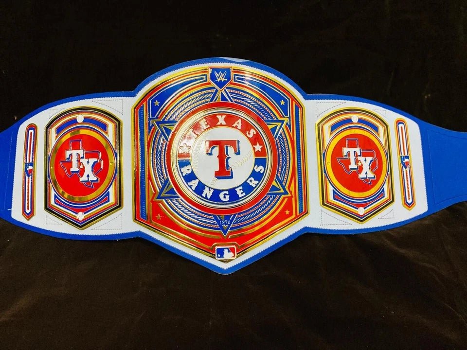 s-l960-2026-05-08T163839.230 TEXAS RANGERS W W E LEGACY MLB BASEBALL championship belt adult replica 2MM - Image 2
