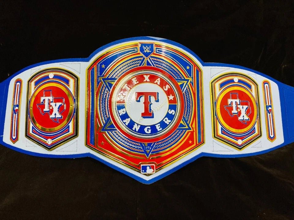 s-l960-2026-05-08T163842.985 TEXAS RANGERS W W E LEGACY MLB BASEBALL championship belt adult replica 2MM - Image 3