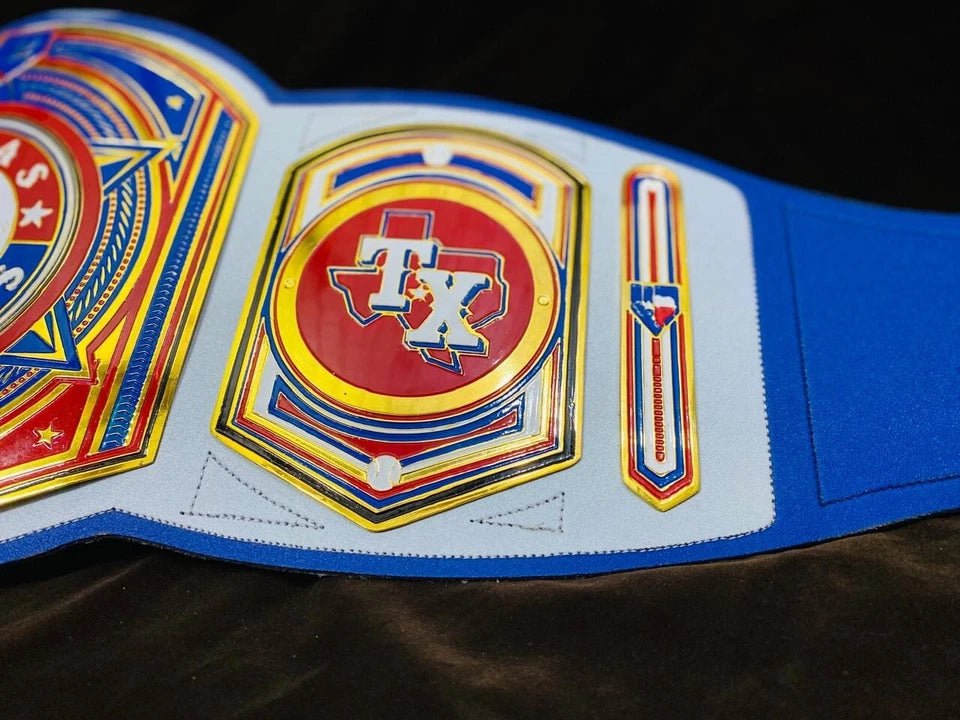 s-l960-2026-05-08T163900.165 TEXAS RANGERS W W E LEGACY MLB BASEBALL championship belt adult replica 2MM - Image 7