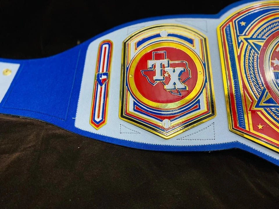 s-l960-2026-05-08T163910.407 TEXAS RANGERS W W E LEGACY MLB BASEBALL championship belt adult replica 2MM - Image 9