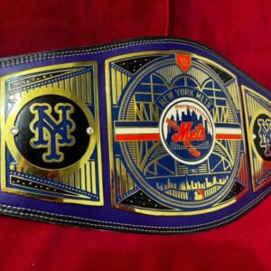 New CUSTOM New York Mets MLB Championship Title Legacy Belt 2mm