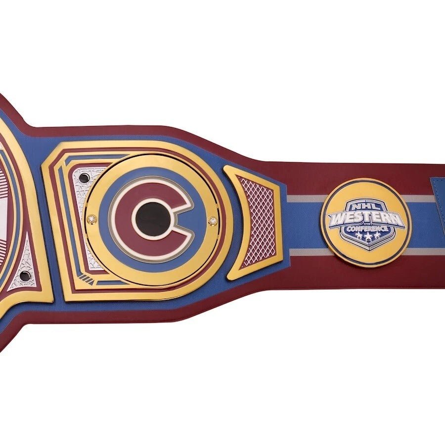 s-l960-2026-05-08T195824.839 Colorado Avalanche NHL 2mm Championship Belt Gold Plated Real Leather - Image 3