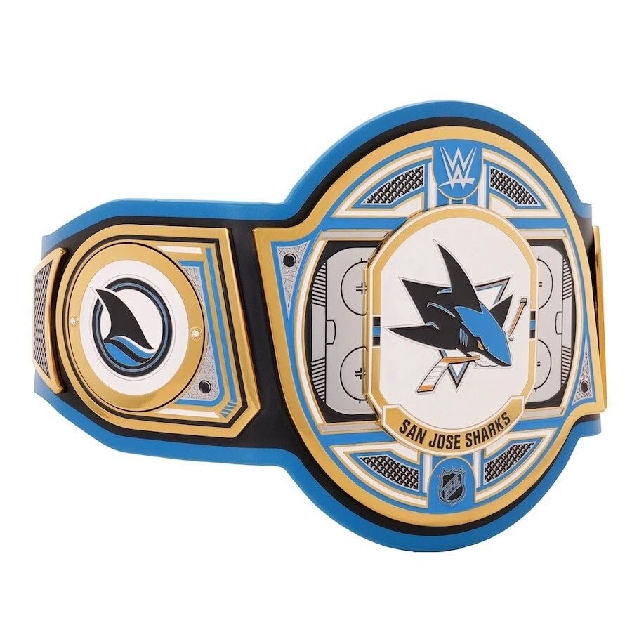 s-l960-2026-05-08T200704.968 San Jose Sharks NHL 2mm Championship Belt Gold Plated Real Leather - Image 3
