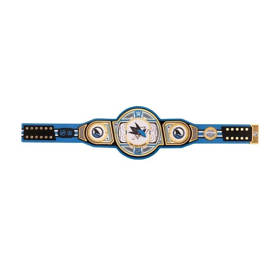 s-l960-2026-05-08T200708.292 San Jose Sharks NHL 2mm Championship Belt Gold Plated Real Leather - Image 4