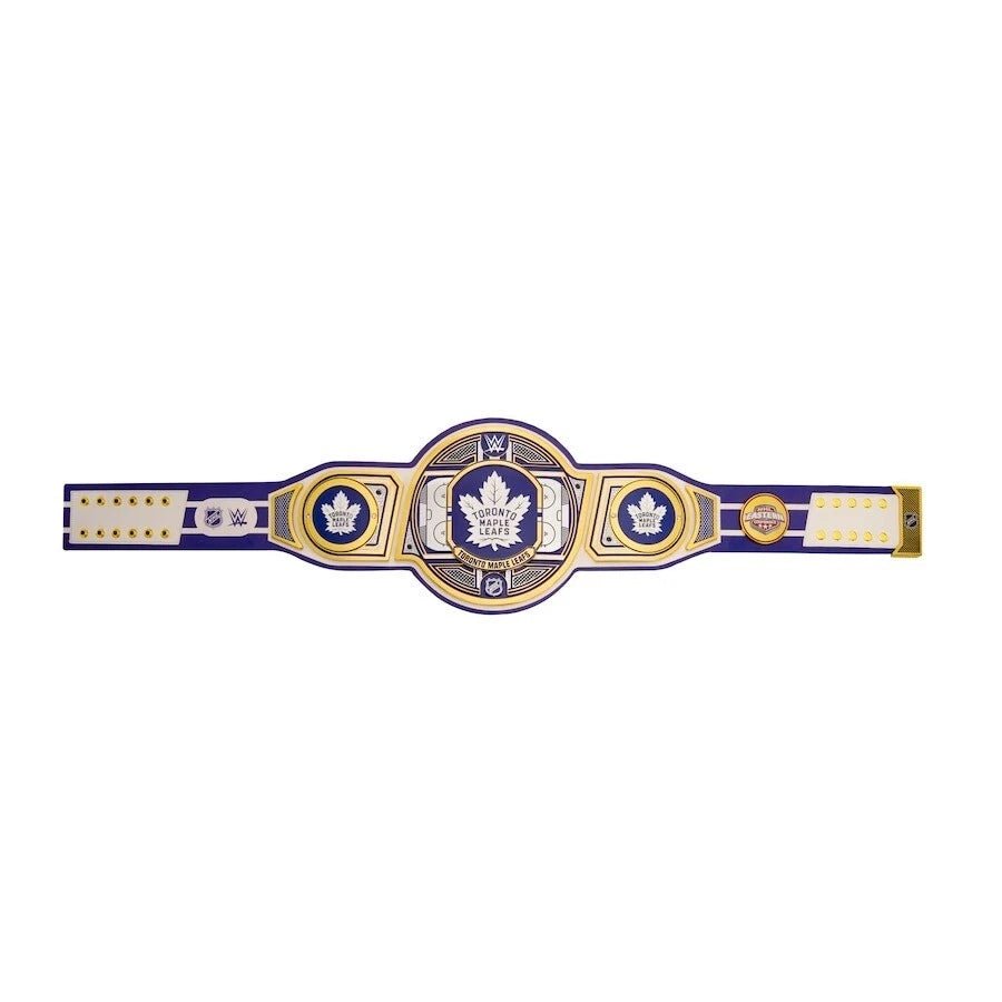 s-l960-2026-05-09T103655.325 Toronto Maple Leafs NHL 2mm Championship Belt Gold Plated Real Leather - Image 4