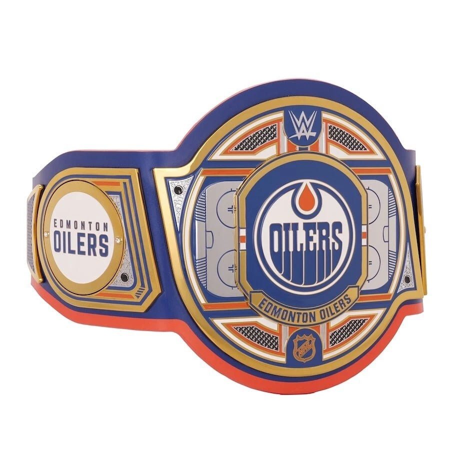 s-l960-2026-05-09T105610.508 Edmonton Oilers NHL 2mm Championship Belt Gold Plated Real Leather - Image 3