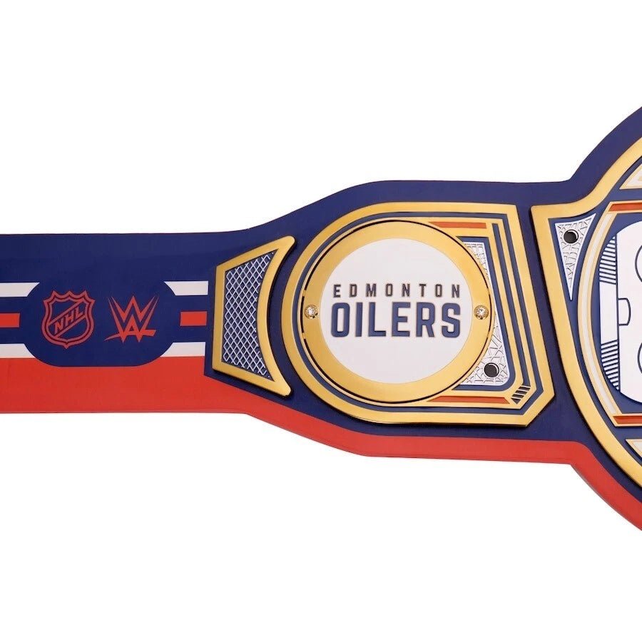 s-l960-2026-05-09T105630.642 Edmonton Oilers NHL 2mm Championship Belt Gold Plated Real Leather - Image 7
