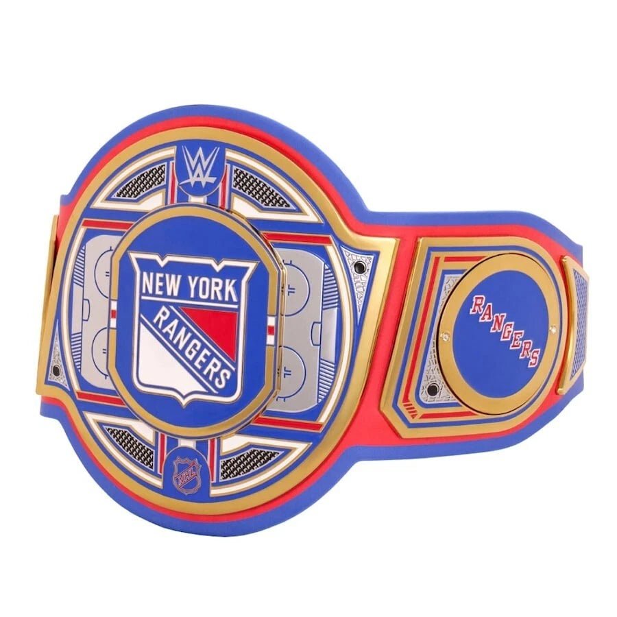 s-l960-2026-05-09T133048.128 New York Rangers NHL 2mm Championship Belt Gold Plated Real Leather - Image 2