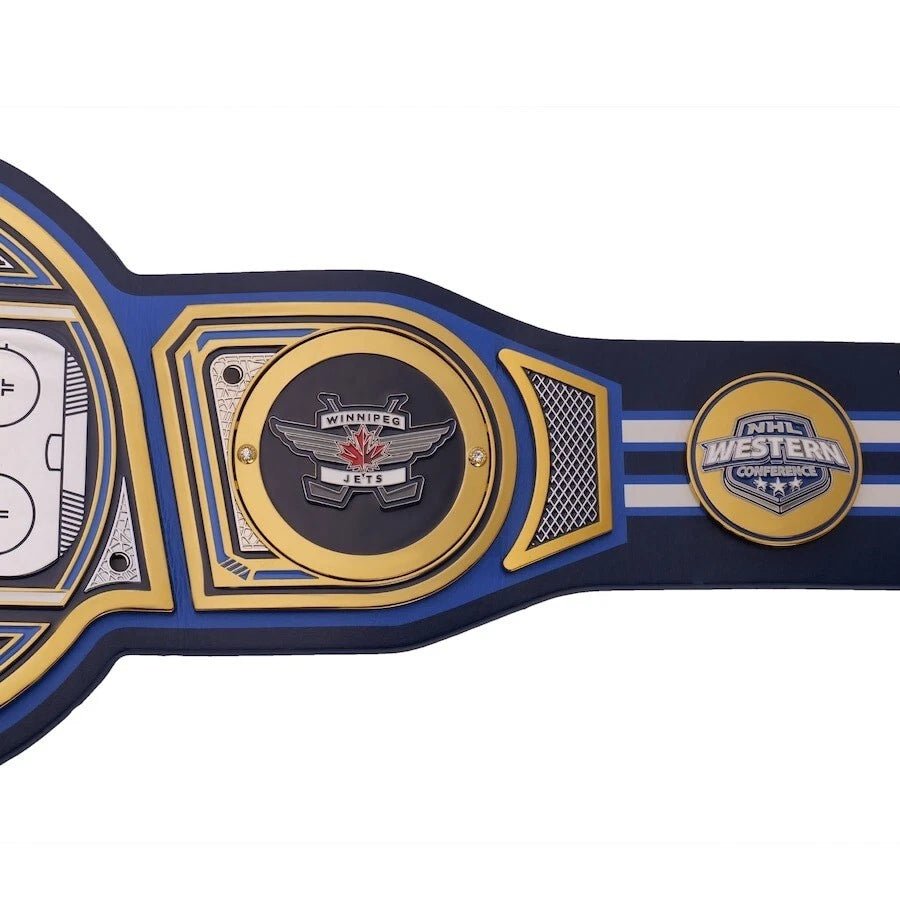 s-l960-2026-05-09T140507.648 Winnipeg Jets NHL 2mm Championship Belt Gold Plated Real Leather - Image 6