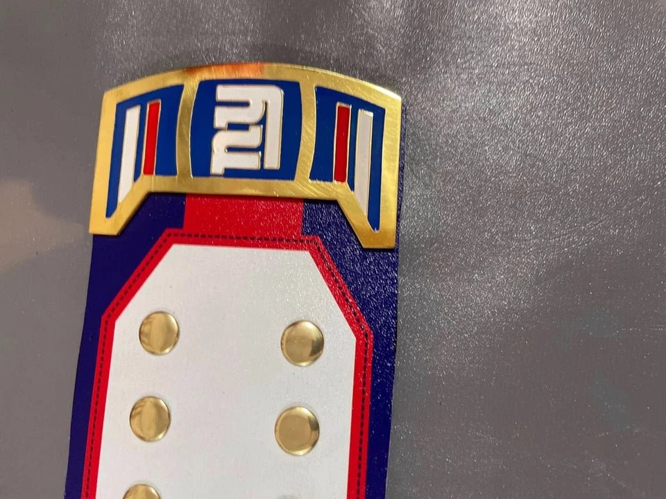s-l960_19 New York Giants Championship Belt 2mm Brass Plates Adult Size NFL Fan Replica - Image 5