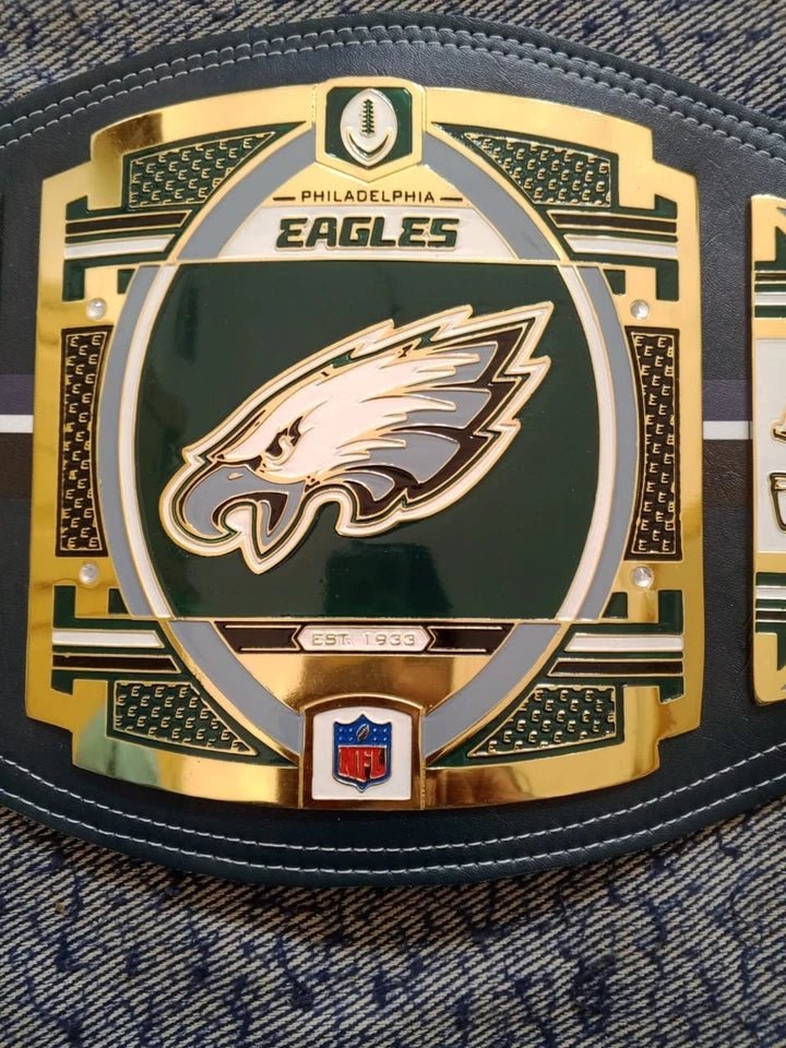 s-l960_24_2bf688c2-84e7-4610-ae9c-282457e4a2c0 New NFL Philadelphia Eagles Super Bowl Championship Title Belt 2MM Brass - Adult - Image 6