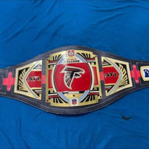 Atlanta Falcons Championship Belt Title Adult Size 2mm Brass