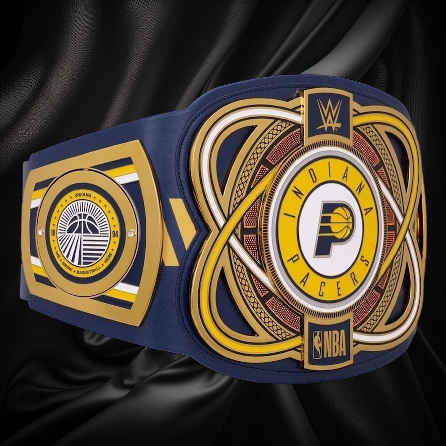 s-l960_26_f88f5fc1-672d-442e-a300-688ee6a28985 Indiana Pacers NBA 2mm Championship Belt Gold Plated Real Leather - Image 3