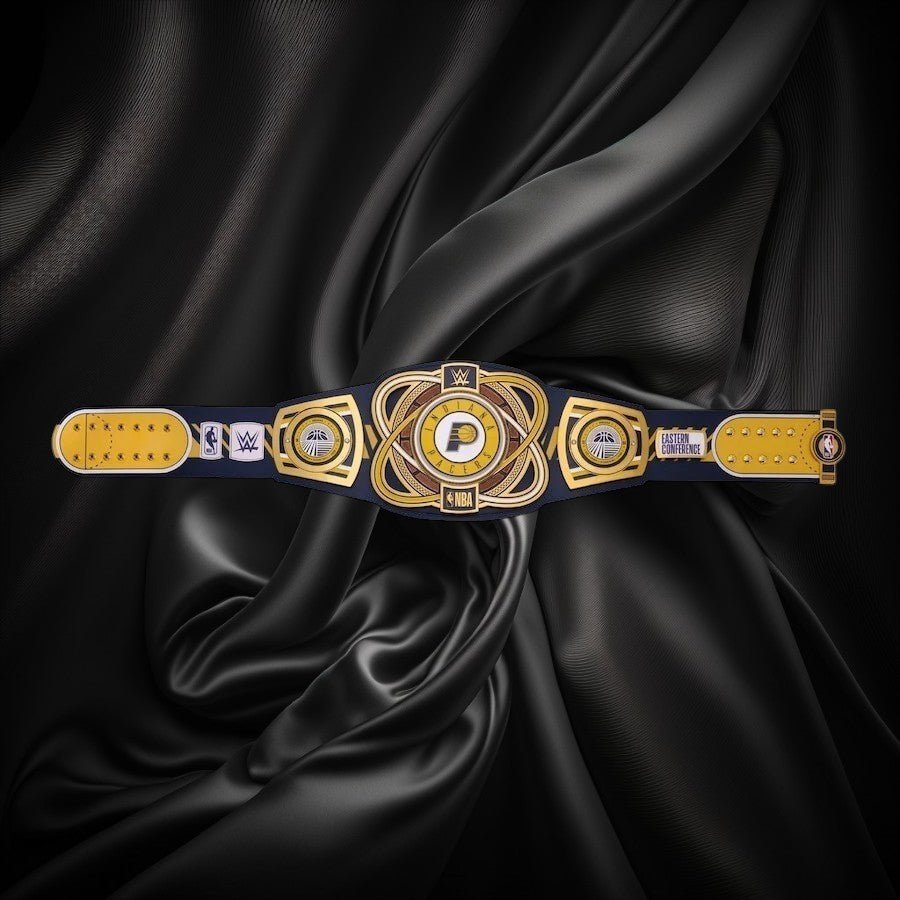 s-l960_27_a43fbf17-a57d-4380-bebf-9dfd2ee84e09 Indiana Pacers NBA 2mm Championship Belt Gold Plated Real Leather - Image 4