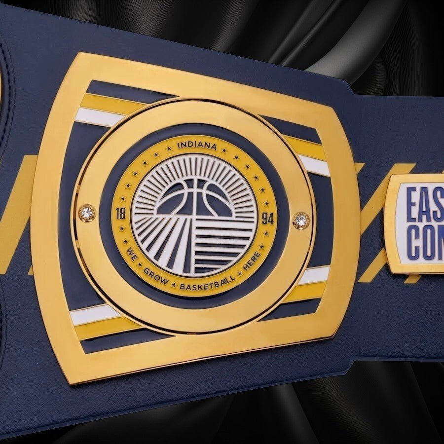 s-l960_28_7d37f44d-e6e1-41b4-ae6a-75bdd0ad1eaf Indiana Pacers NBA 2mm Championship Belt Gold Plated Real Leather - Image 5