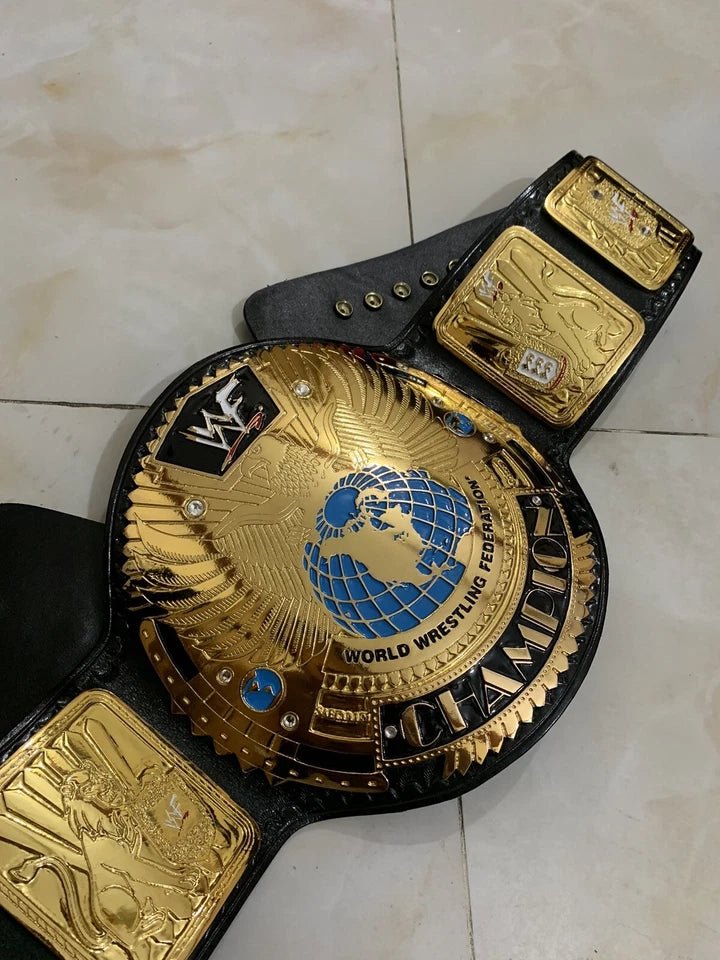 s-l960_31_69f17dac-b55b-47ae-afc0-607e80ded97b WWF Big Eagle Scratch Logo Heavyweight Championship belt,4mm Zinc,Gold Plated, Adult - Image 3