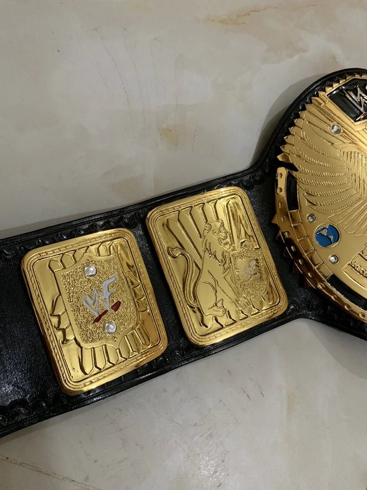 s-l960_34_41c823ab-71f2-4e9d-b600-3a2cfdcc0ea4 WWF Big Eagle Scratch Logo Heavyweight Championship belt,4mm Zinc,Gold Plated, Adult - Image 6