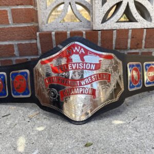 NWA Television Heavyweight Wrestling Championship 2mm Belt Adult Size
