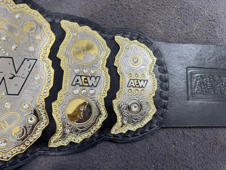 s-l960_46_f0d0b6c8-ba58-488a-897a-79fd9e72293b-1 AEW World Wrestling Championship Title Adult Size Belts Heavyweight Belt 2MM - Free Shipping - Genuine Leather Strap - Brass Plates