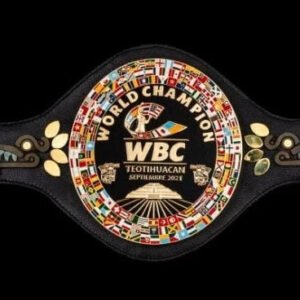 Teotihuacán WBC World Boxing Championship Replica Belt Adult Size Custom 4MM