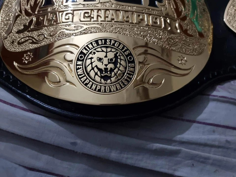 s-l960_4_412712fc-4168-436f-a388-82b0fb14f3ac IWGP Tag Team Championship T Belt Adult Size 2mm Brass Cowhide upgrade leather - Image 4