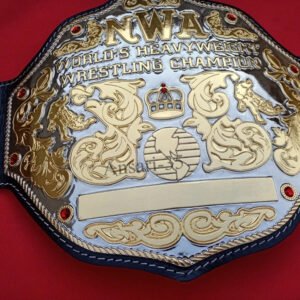 NWA Big Gold Heavyweight Wrestling Champion Belt 2mm Brass