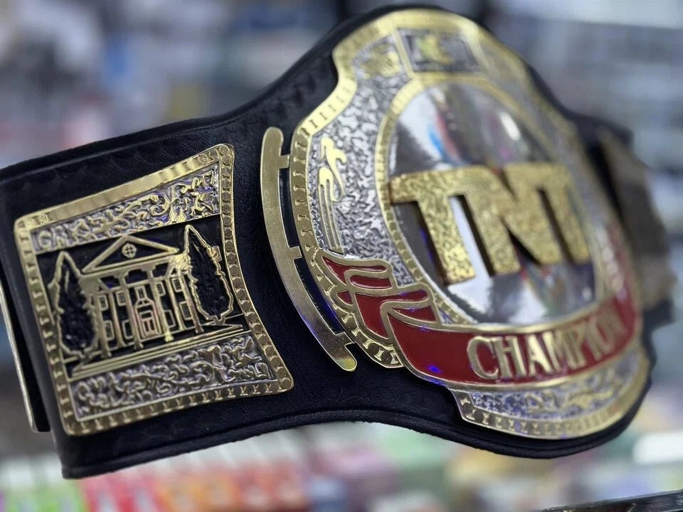 s-l960_57_6c1edaa8-a568-4e3d-8dbb-0e54eb0ea3c9 All Elite AEW TNT Wrestling Championship Replica Title Belt Adult Size 2mm Brass - Free Shipping - Genuine Leather Strap