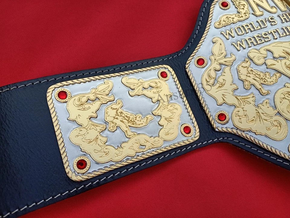 s-l960_60 NWA Big Gold Heavyweight Wrestling Champion Belt 2mm Brass - Image 5