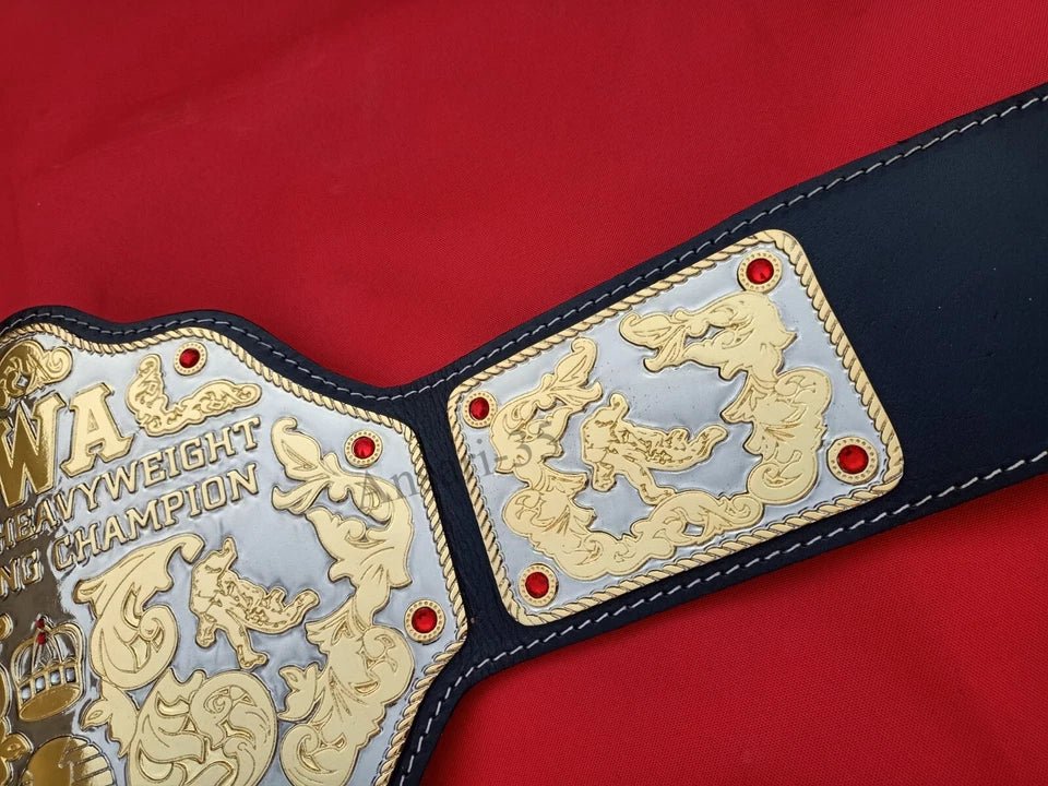 s-l960_61 NWA Big Gold Heavyweight Wrestling Champion Belt 2mm Brass - Image 6