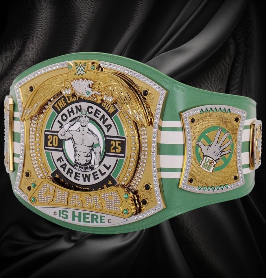 s-l960_61_e1624572-15b3-4aa5-8f46-5def3eaad816 WWE John Cena Farewell Tour 2025 Boston Spinner Championship Belt - Image 3