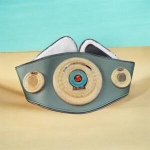 IBO Championship Boxing Belt Adult Size Custom Made Leather Strap 3D Metal Plate