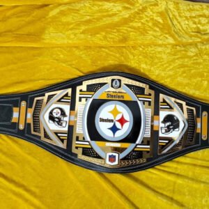 Pittsburgh Steelers Wrestling Championship Belt – Adult Size – 2mm Brass Plates