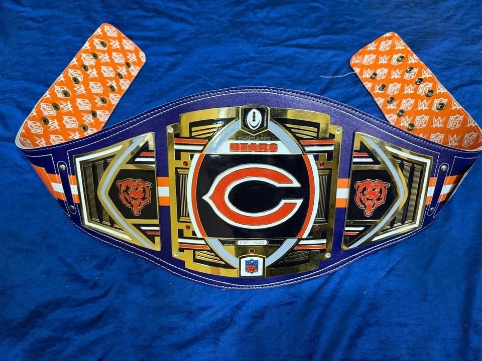 s-l960_7_4bfce9e2-965b-4e33-b9c7-3fef29e9799a Chicago Bears Championship Replica Belt 2mm Brass NFL Fan Collectible Display - Image 4