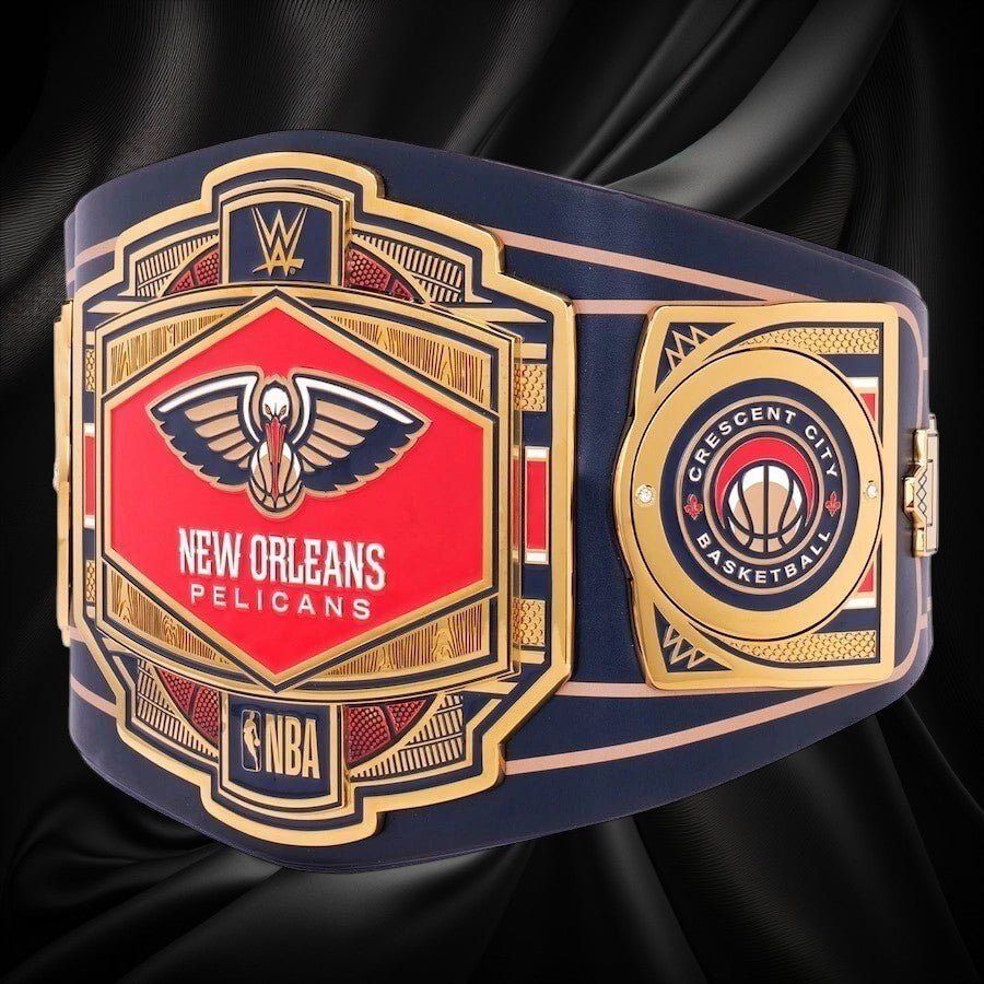 s-l960_85_a105a31c-6164-408e-bbfc-1fe4ff641859 New Orleans Pelicans NBA 2mm Championship Belt Gold Plated Real Leather