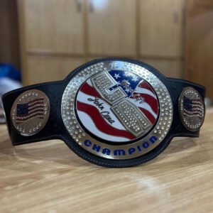 US United States Wrestling Spinner Championship Replica Title Belt Adult Size 2MM Brass