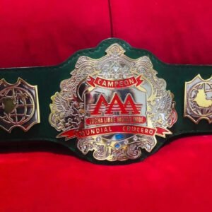 AAA LUCHA LIBRE WORLD WIDE MUNDIAL CRUCERO WRESTLING CHAMPIONSHIP REPLICA BELT 2MM