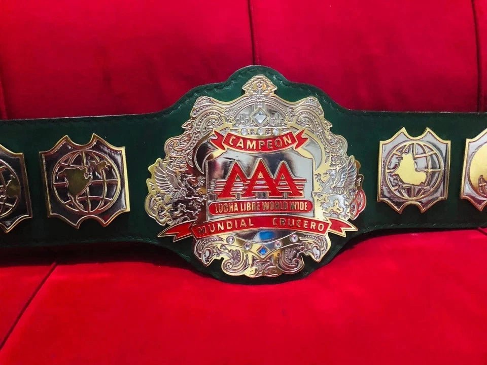 s-l960_88_6a6bd733-2db9-4aae-9696-795c95c3551a-1 AAA LUCHA LIBRE WORLD WIDE MUNDIAL CRUCERO WRESTLING CHAMPIONSHIP REPLICA BELT 2MM
