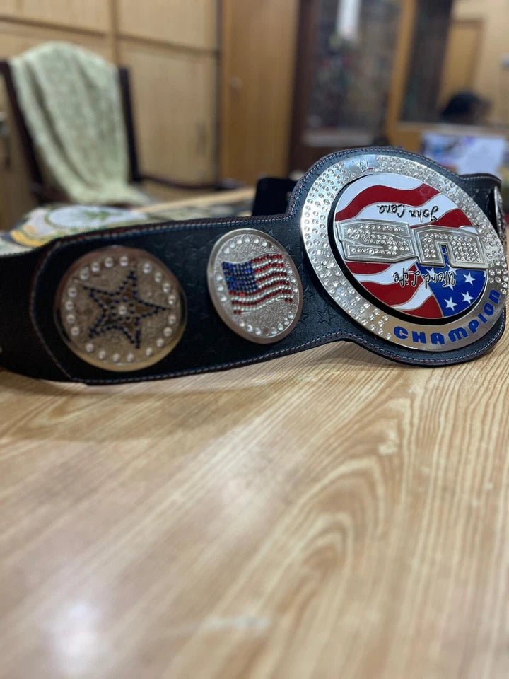 s-l960_90_acf17eaa-9bdc-4784-aaa5-916d12eb6e09 US United States Wrestling Spinner Championship Replica Title Belt Adult Size 2MM Brass - Image 4