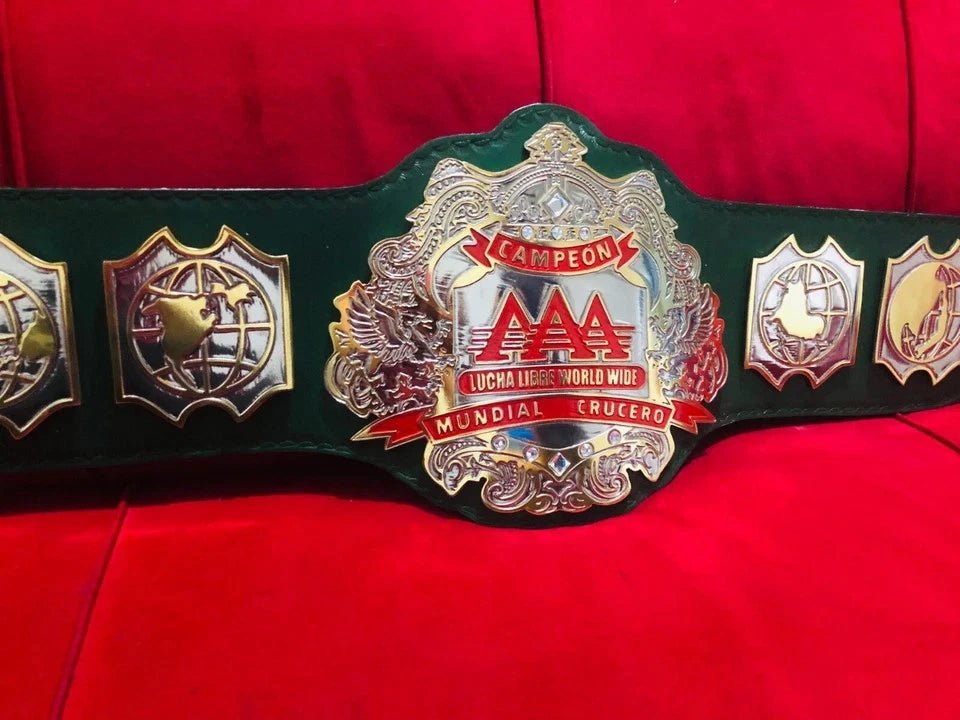 s-l960_90_c678d0ef-44ba-47f7-8203-0f6bf3b76243-1 AAA LUCHA LIBRE WORLD WIDE MUNDIAL CRUCERO WRESTLING CHAMPIONSHIP REPLICA BELT 2MM