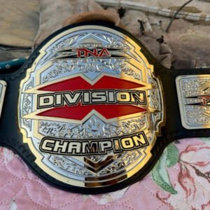 Premium CNC TNA X Division championship Belt,4mm Zinc,Hybrid HD. adult,24k Gold Plated