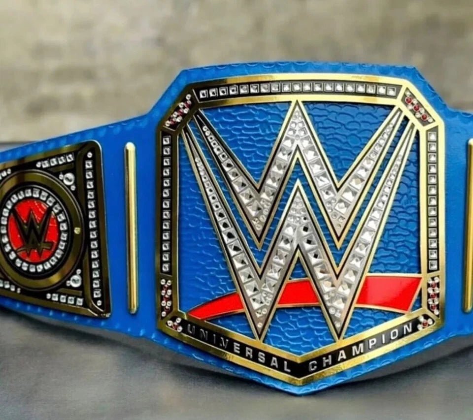 s-l960_93_f64bfafe-d980-4cb2-91cd-b1b6bd1f9140 WWE Blue Universal Championship Replica Title Belt Brass 2MM Brass Adult Size - Image 3
