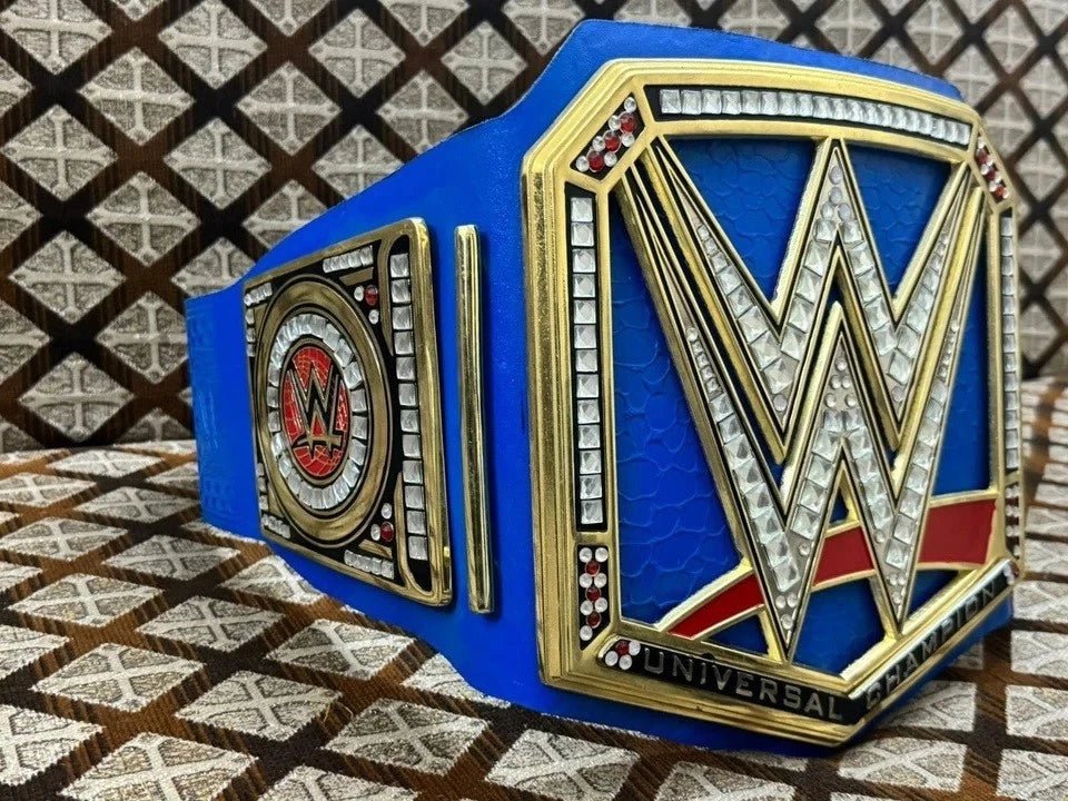 s-l960_9_3f45f536-f164-41dc-b9bf-47bdcc7b6850 WWE Blue Universal Heavy Weight Championship Replica Title Belt Blue Adult Size 4mm Zinc - Image 4