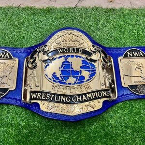 NWA WORLD TAG TEAM 24K GOLD CNC 3D Zinc Wrestling Championship Belt Adults Size